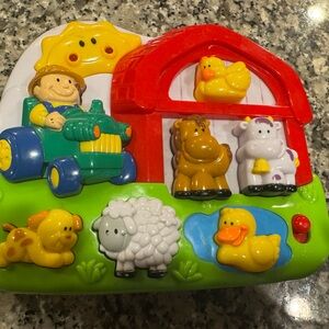 Colorful Farm Animal Pop-Up Toy - Kids Toy - Multicolor